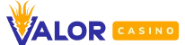 Valor logo displayed in the website footer section