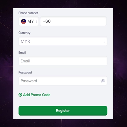 Valor registration form